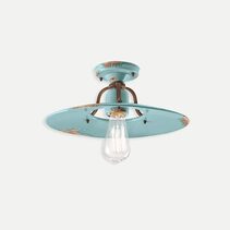 Country Large Ceiling Light Vintage Light Blue - FER.C1445-VIA
