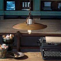 Grunge Large Pendant Craquele - FER.C1433-18