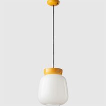 Corcovado Pendant Yellow / Milk White - FER.C2742-GLT