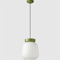 Corcovado Pendant Sgae Green / Milk White - FER.C2742-VLT