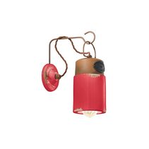 Indsutrial Wall Light Vintage Red - FER.C1621-VIR