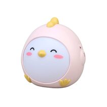 LED Tri-CCT Chicken Nightlight Dimmable USB DC 5V Rechargeable Pink - FRANGO1