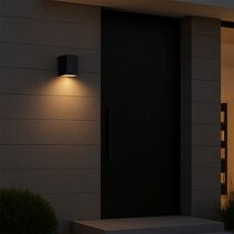 Lorsa 1 Light 9W LED Wall Light Black / Tri-Colour - LORSA EXWB1-BK