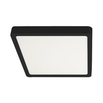 Lunos 30cm 24W LED Architectural Dimmable Oyster Black / Tri-Colour - LUNOS OY30.3C-BK