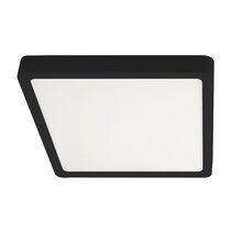 Lunos 40cm 30W LED Architectural Dimmable Oyster Black / Tri-Colour - LUNOS OY40.3C-BK