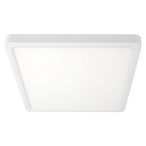 Lunos 40cm 30W LED Architectural Dimmable Oyster White / Tri-Colour - LUNOS OY40.3C-WH