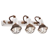Loft 3 Light Wall Light Vintage White - FER.C1677/1-VIB