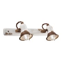 Loft 2 Light Wall Light Vintage White - FER.C1676-VIB