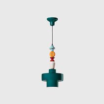 Lariat Cylinder Small Pendant Oil Green - FER.C2530-VPE