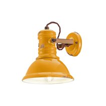 Indsutrial Wall Light Vintage Yellow - FER.C1693-VIG