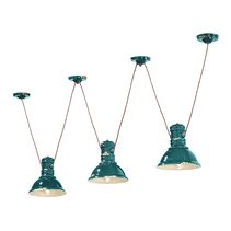 Indsutrial 3 Light Pendant Vintage Green - FER.C1692-VIV