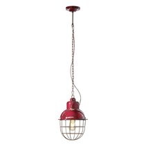 Indsutrial Pendant Vintage Bordeaux - FER.C1770-VIX