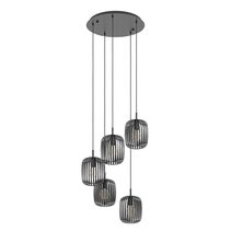 Romazzina 5 Light Pendant Black - 206684