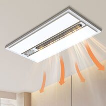 Airsway 6 In 1 Premium Slimline Bathroom Heater White - 56013