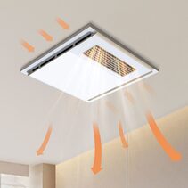 Heatcore 4 In 1 Retrofit Bathroom Heater White - 56024