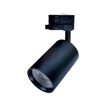 Three Circuit 25W Dimmable LED Track Light Black / Tri-Colour - TRKTRI05