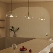 Dome Air LED Pendant Old Brass / Clear - LR.i02.70.DM.CL.OB