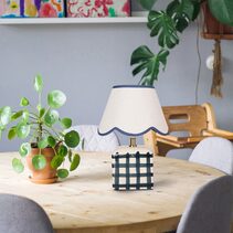 Romy Ceramic Table Lamp Set of 2 Blue - LL-27-0299BL