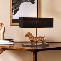 Dachshund Elegance Table Lamp Gold - LL-27-0285G