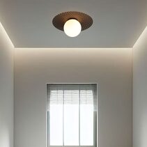 Orbis Ceiling / Wall Light Gold / Black - LL002CL128G