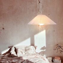 Rosie Large Pendant Matt White - LL002PL156LW