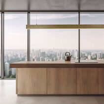 Maisie LED Large Pendant Wood - LL002PL161LN