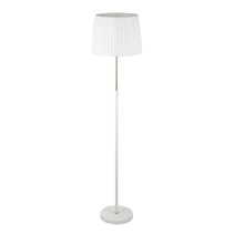Crecer Slanted Pleated Shade Height Adjustable Floor Lamp - CRECER-F2