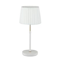 Crecer Slanted Pleated Shade Height Adjustable Table Lamp - CRECER-T2