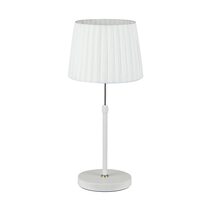 Crecer Slanted Pleated Shade Height Adjustable Table Lamp - CRECER-T3