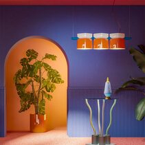 Yakitori 3 Light Pendant White / Orange / Blue - FER.C2790-5AV