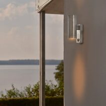 Tin Maxi Double Sensor Wall Light Galvanized - 21519131