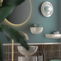 Voila Wall Light Light Blue / Cream - FER.C2775-ACR