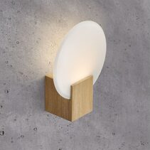 Hester LED Wall Light Wood Foil - 2015391014