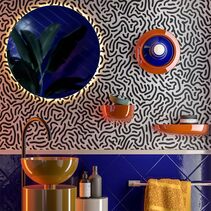 Voila Wall Light Orange / Blue - FER.C2775-ABR