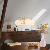 Franca 4 Light Pendant Brass - 2312543035