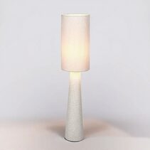 Boucle Floor Lamp White With Shade - MRDLMP0141