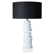 Mendoza Table Lamp White / Black - 12491