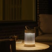 Coupar LED Solar Rechargeable Table Lamp Sand - 2518215009
