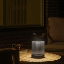 Coupar LED Solar Rechargeable Table Lamp Black - 2518215003