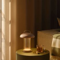 Mirano LED Portable Rechargeable Table Lamp Dusty Rose - 2512505057