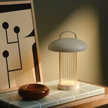 Mirano LED Portable Rechargeable Table Lamp Beige - 2512505009