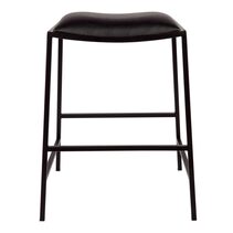 Kai Kitchen Stool Vegan Leather Black - 32863