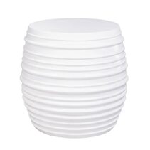 Casa Concrete Stool White - 33124