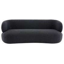 Greenwich 3 Seater Sofa Black Onyx Boucle - 33225