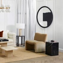 Beau Occasional Chair Ochre Velvet - 33073