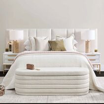 Aimee Small Bedside Table White - 33030