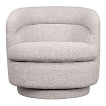 Holly Swivel Arm Chair Warm Grey - 33197
