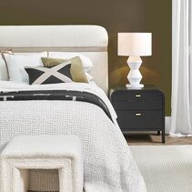 The Curve Queen Bedhead White Boucle - 33022