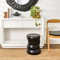 Dune Concrete Stool Black - 33252