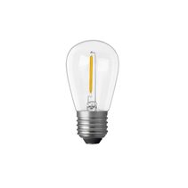 S14 3V DC LED 1W E27 / Warm White - F127-S14-C-3V